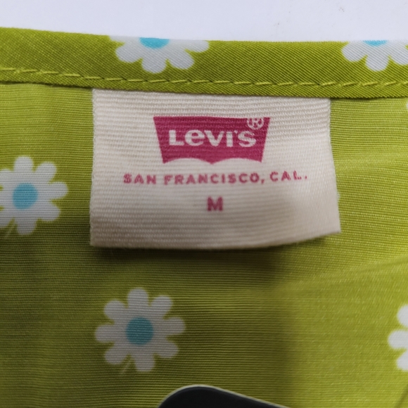 NWT LEVIS Embry Tie Blouse Size Medium - Picture 8 of 8